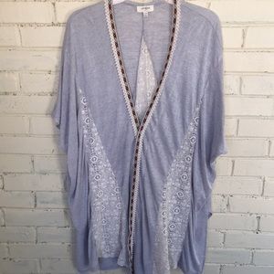 Umgee cardigan with Sheer Shirt set !!!
